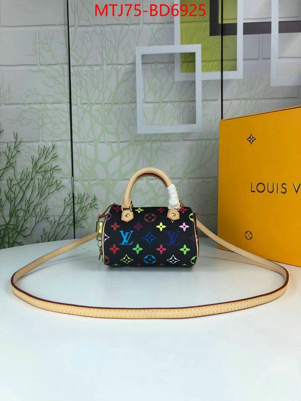 LV Bags(4A)-Speedy-,mirror copy luxury ,ID: BD6925,$: 75USD