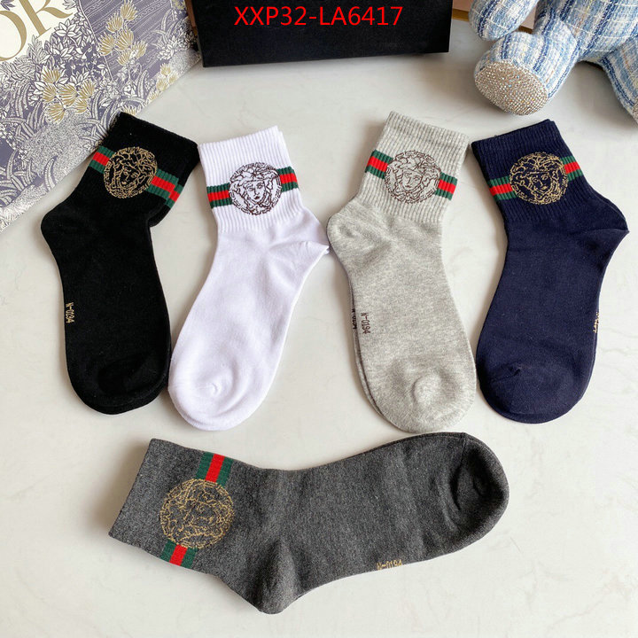 Sock-Versace,cheap high quality replica , ID: LA6417,$: 32USD