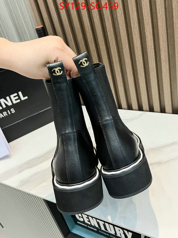 Women Shoes-Chanel,mirror copy luxury , ID: SO459,$: 129USD