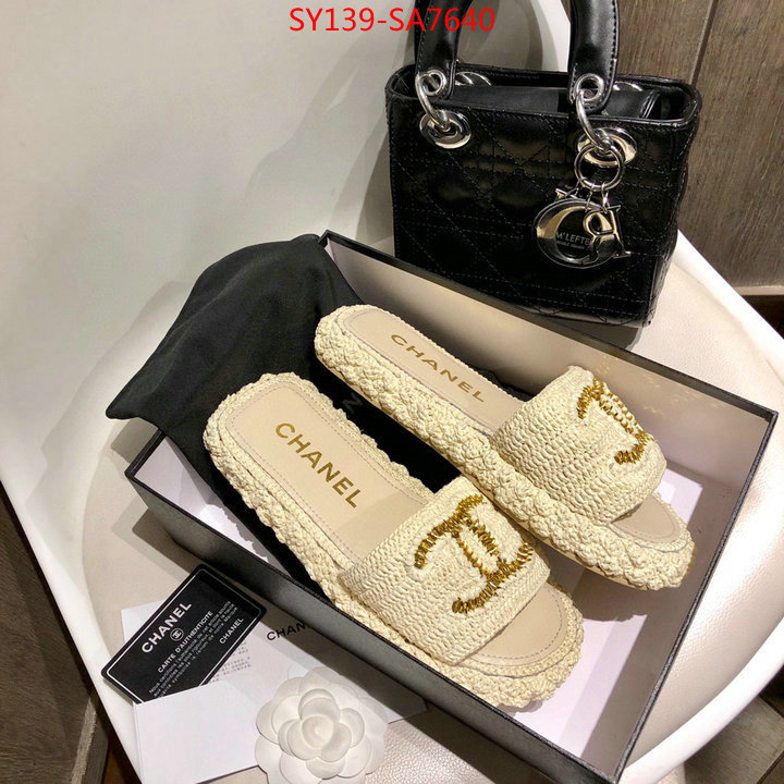 Women Shoes-Chanel,buy replica , ID: SA7640,$: 139USD