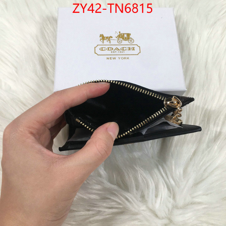 Coach Bags(4A)-Wallet,aaaaa+ class replica ,ID: TN6815,$: 42USD