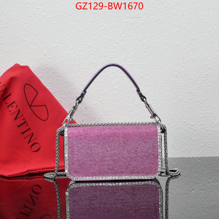 Valentino Bags(4A)-LOC-V Logo ,what is a 1:1 replica ,ID: BW1670,$: 129USD