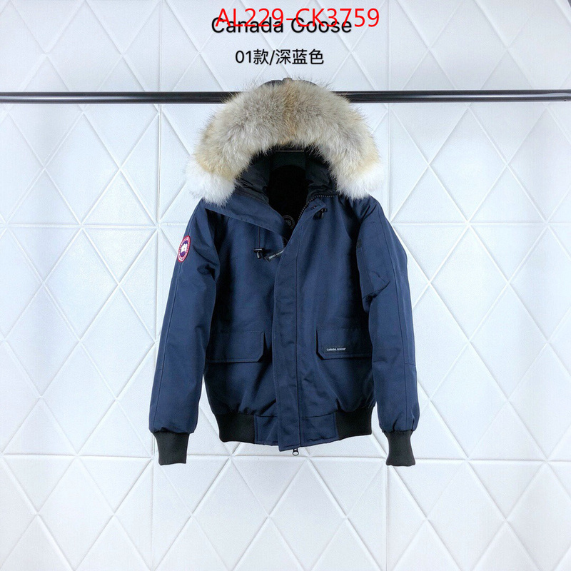 Down jacket Men-Canada Goose,replica every designer , ID: CK3759,$:229USD