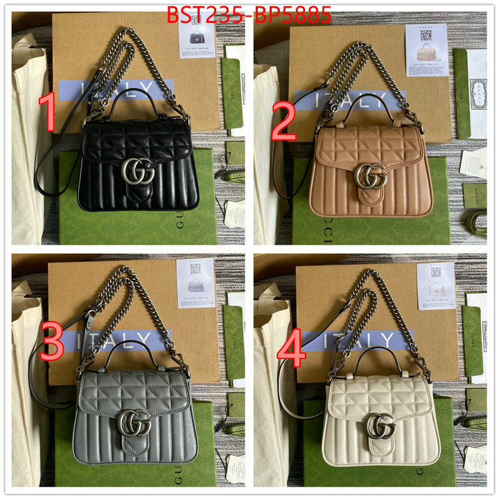 Gucci Bags(TOP)-Marmont,we curate the best ,ID: BP5885,$: 235USD