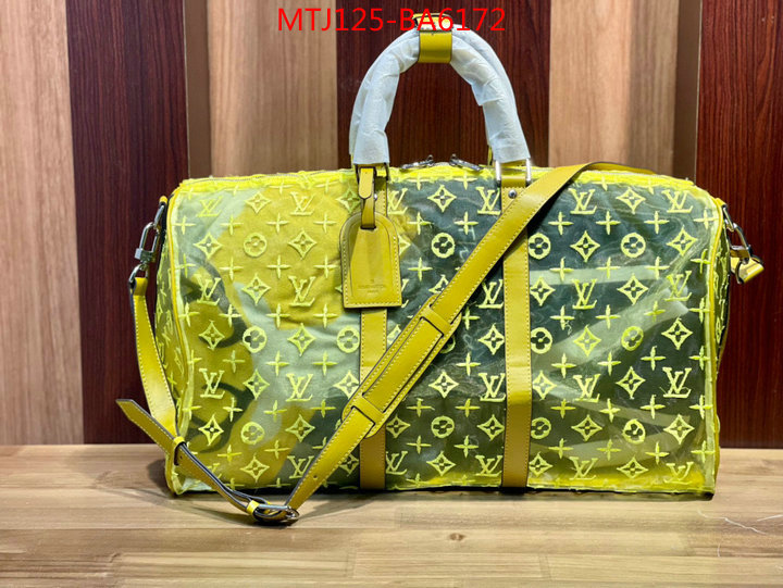 LV Bags(4A)-Keepall BandouliRe 45-50-,how to find designer replica ,ID: BA6172,$: 125USD