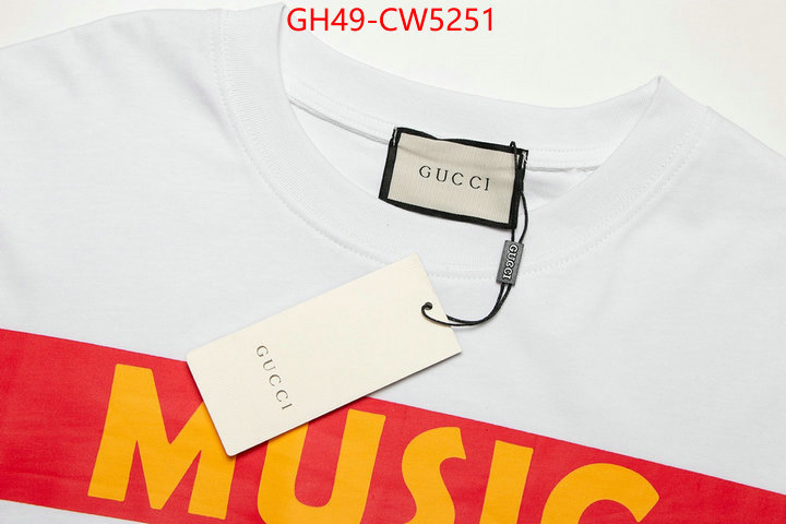 Clothing-Gucci,sell online luxury designer , ID: CW5251,$: 49USD