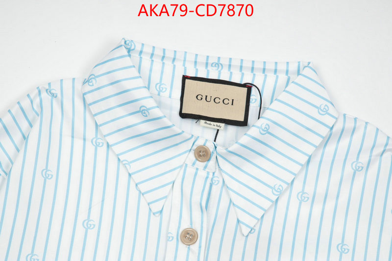 Clothing-Gucci,counter quality , ID: CD7870,$: 79USD