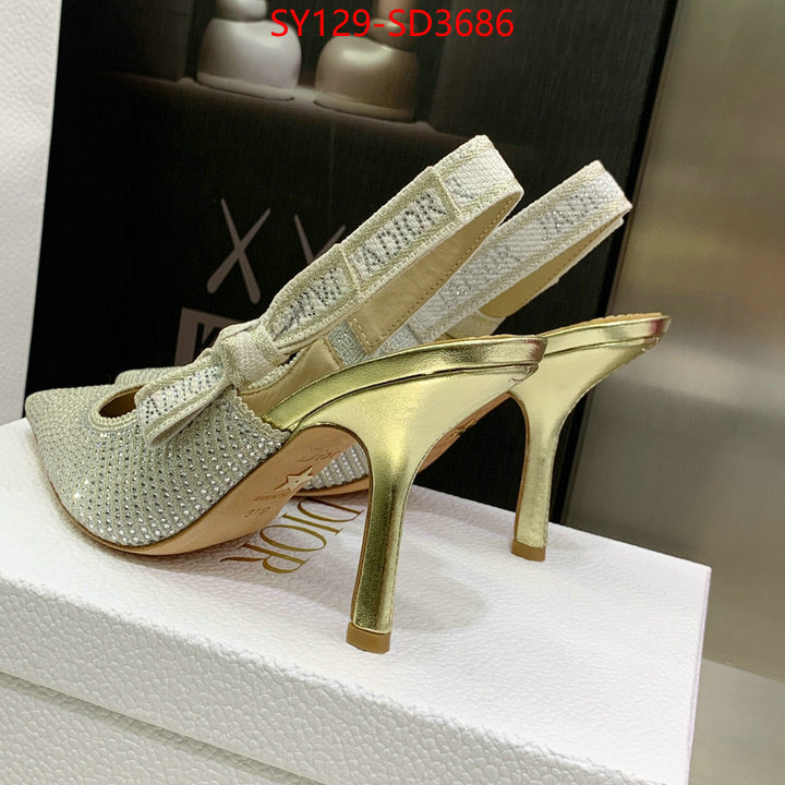 Women Shoes-Dior,buy 2023 replica , ID: SD3686,$: 129USD
