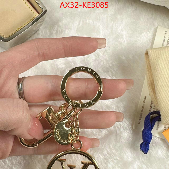 Key pendant-LV,fashion replica ,ID: KE3085,$: 32USD