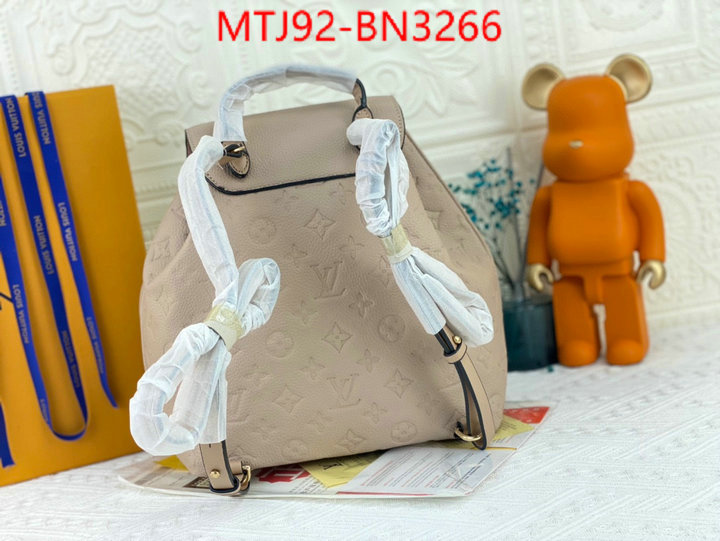 LV Bags(4A)-Backpack-,where quality designer replica ,ID: BN3266,$: 92USD