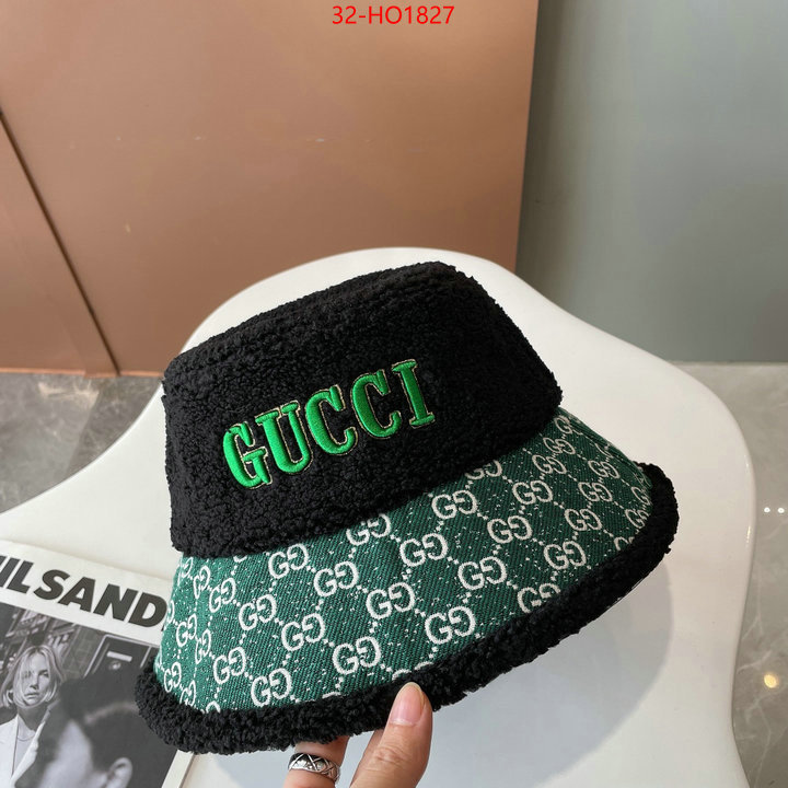 Cap (Hat)-Gucci,new designer replica , ID: HO1827,$: 32USD