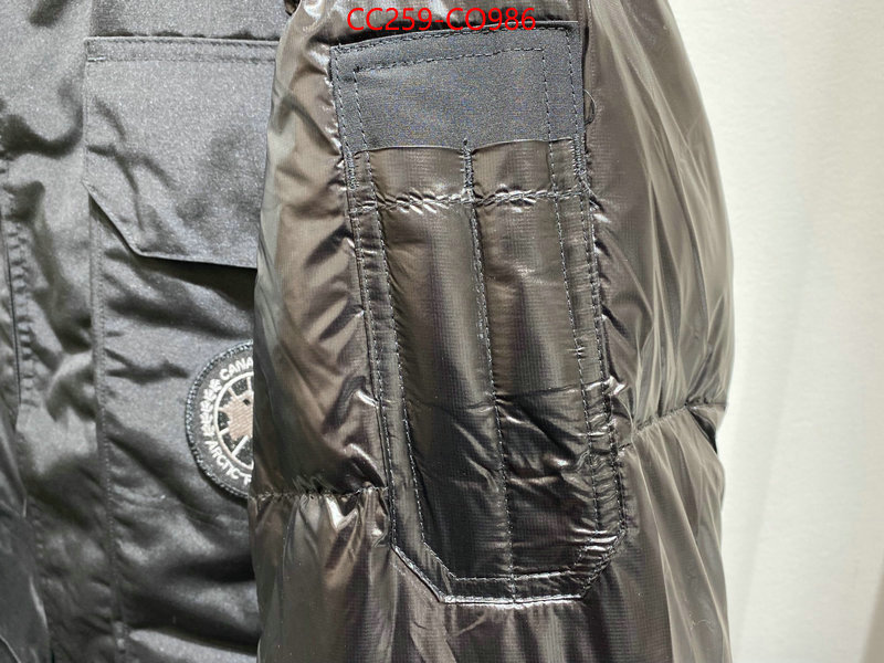 Down jacket Men-Canada Goose,quality replica , ID: CO986,$: 259USD