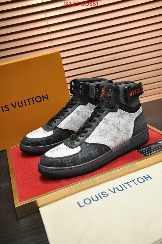 Men Shoes-LV,fake , ID: SO381,$: 129USD