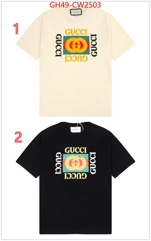 Clothing-Gucci,fake aaaaa , ID: CW2503,$: 49USD