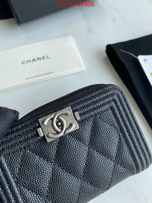 Chanel Bags(TOP)-Wallet-,ID: TW906,$: 59USD