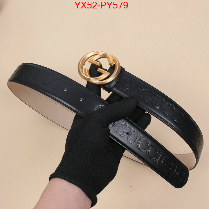 Belts-Gucci,what's the best to buy replica , ID: PY579,$:52USD