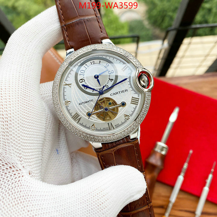Watch(4A)-Cartier,brand designer replica ,ID: WA3599,$: 199USD
