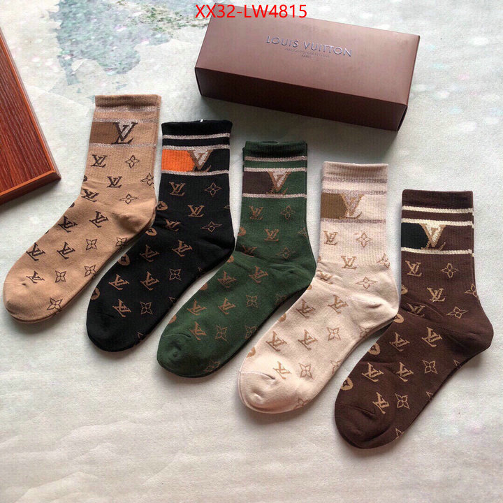 Sock-LV,luxury fashion replica designers , ID: LW4815,$: 32USD