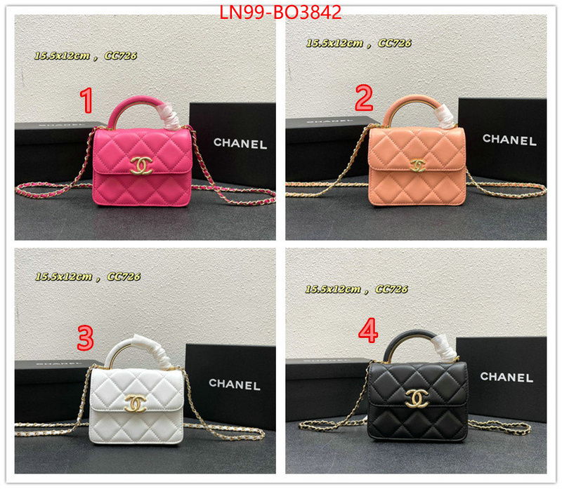 Chanel Bags(4A)-Diagonal-,ID: BO3842,$: 99USD