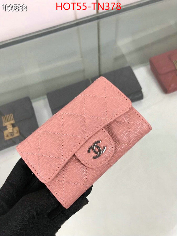 Chanel Bags(TOP)-Wallet-,ID: TN378,$: 55USD