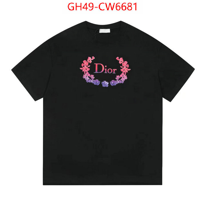 Clothing-Dior,what 1:1 replica , ID: CW6681,$: 49USD