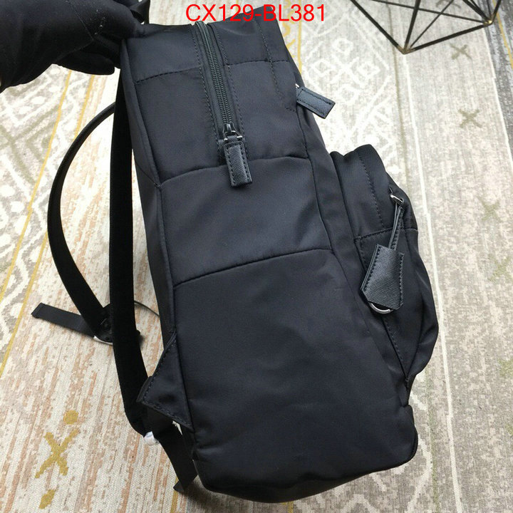 Prada Bags(4A)-Backpack-,aaaaa replica ,ID: BL381,$:129USD