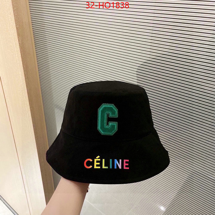 Cap (Hat)-Celine,wholesale 2023 replica , ID: HO1838,$: 32USD