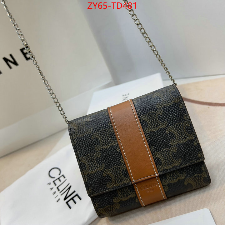 CELINE Bags(4A)-Wallet,sell online ,ID: TD481,$: 65USD