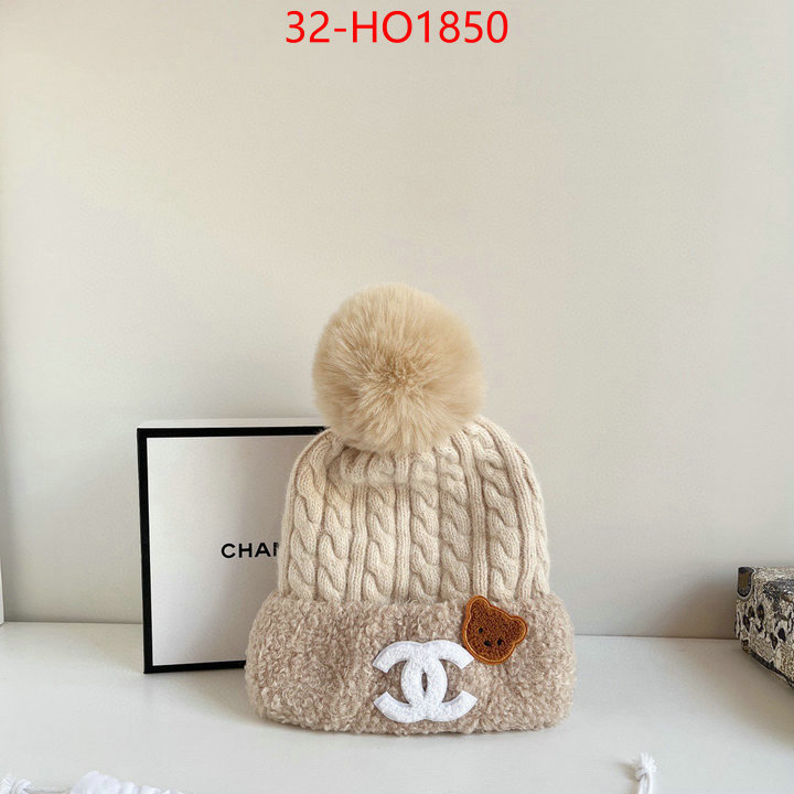 Cap (Hat)-Chanel,1:1 replica wholesale , ID: HO1850,$: 32USD