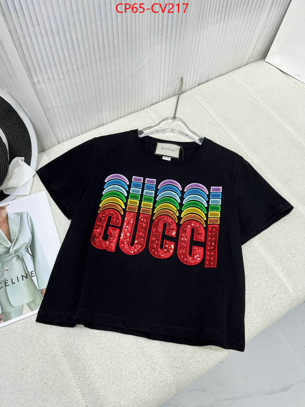 Clothing-Gucci,buy best quality replica , ID: CV217,$: 65USD