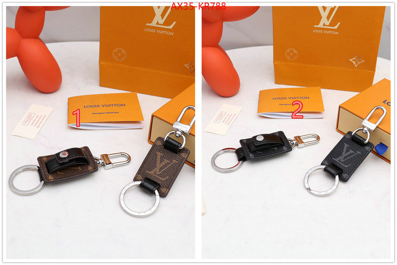 Key pendant-LV,luxury fake , ID: KR788,$: 35USD