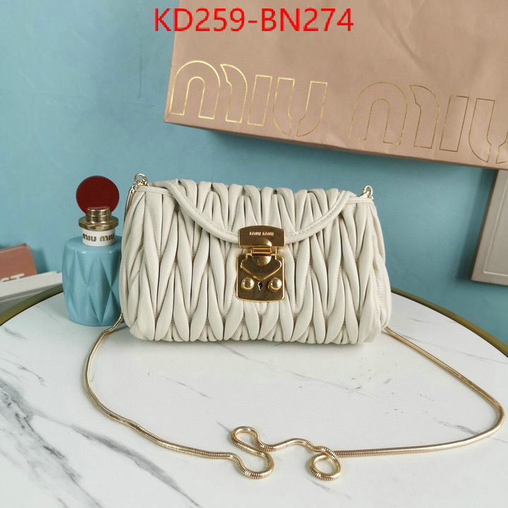 Miu Miu Bags(TOP)-Diagonal-,wholesale designer shop ,ID: BN274,$: 259USD