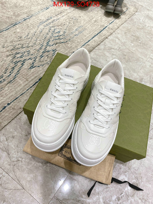 Men Shoes-Gucci,top sale , ID: SO4728,$: 129USD