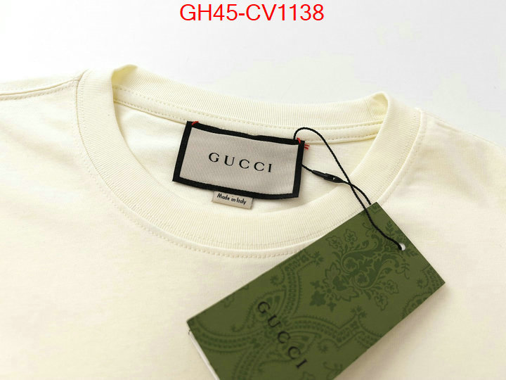 Clothing-Gucci,where to buy the best replica , ID: CV1138,$: 45USD