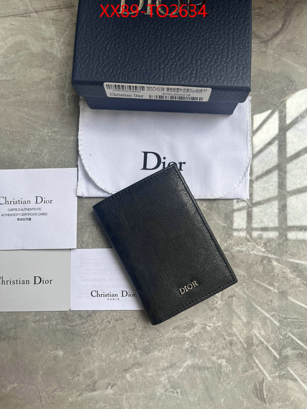 Dior Bags(TOP)-Wallet-,ID: TO2634,$: 89USD
