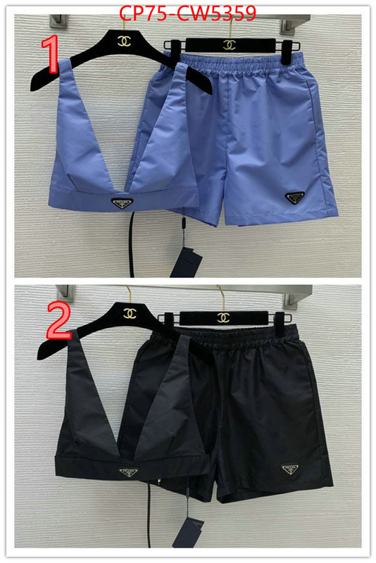 Clothing-Prada,high quality replica designer , ID: CW5359,$: 75USD