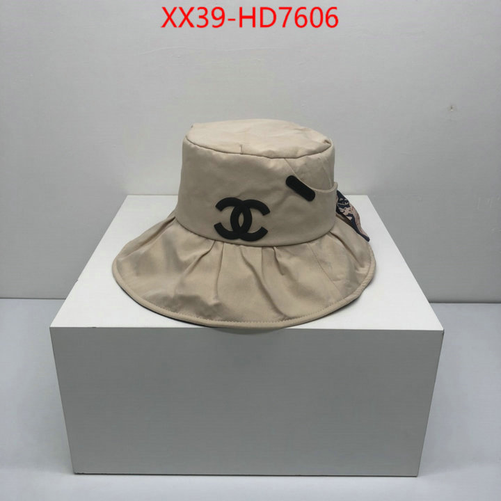 Cap (Hat)-Chanel,best replica new style , ID: HD7606,$: 39USD