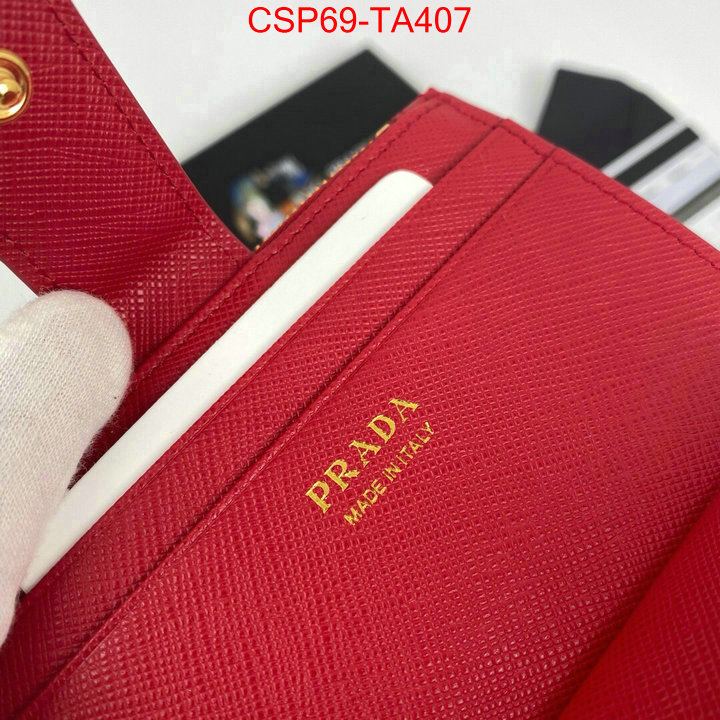 Prada Bags(TOP)-Wallet,ID:TA407,$: 69USD