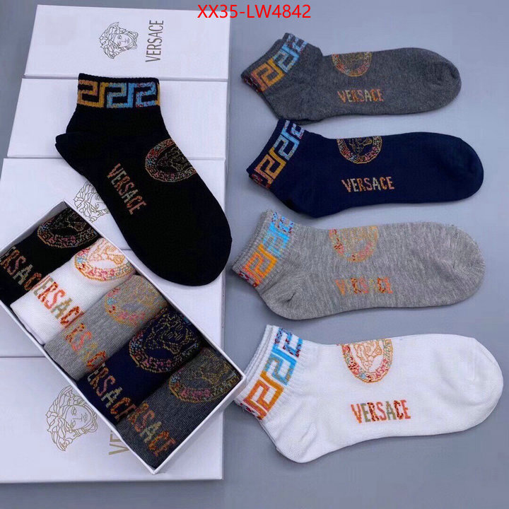 Sock-Versace,7 star quality designer replica , ID: LW4842,$: 35USD