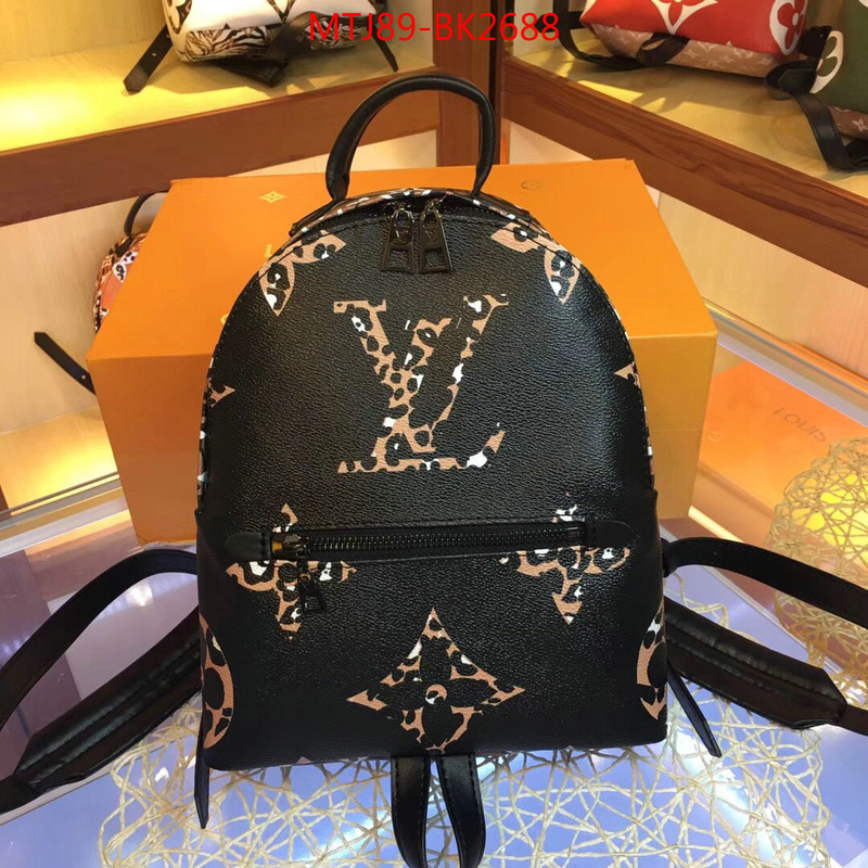 LV Bags(4A)-Backpack-,ID: BK2688,$:99USD