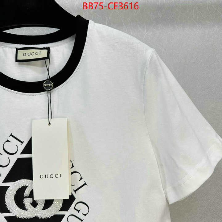 Clothing-Gucci,cheap online best designer , ID: CE3616,$: 75USD