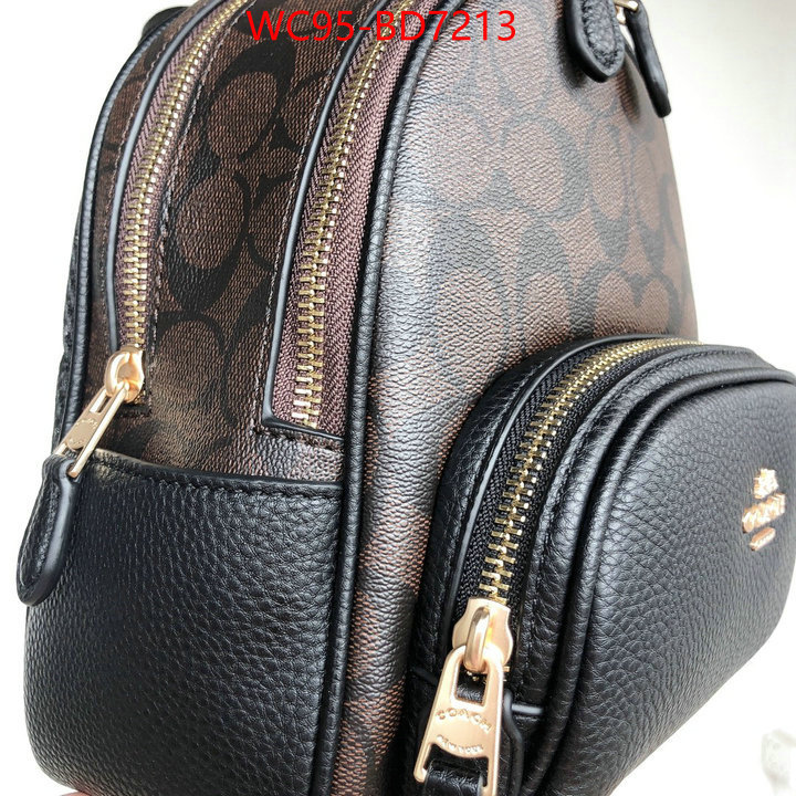 Coach Bags(4A)-Backpack-,top designer replica ,ID: BD7213,$: 95USD