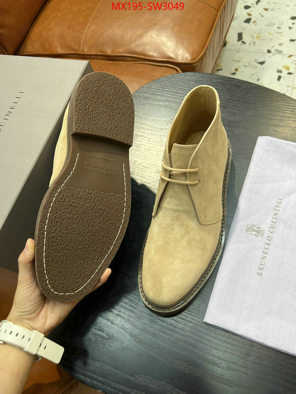 Men Shoes-Brunello Cucinelli,luxury cheap replica , ID: SW3049,$: 195USD