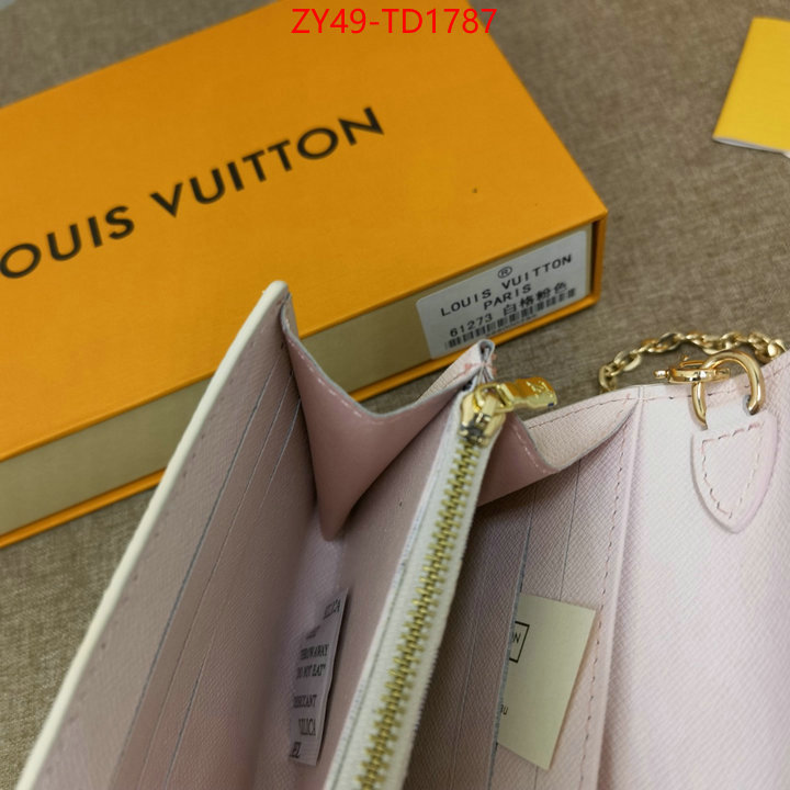 LV Bags(4A)-Wallet,ID: TD1787,$: 49USD