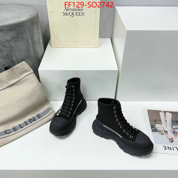 Women Shoes-Alexander McQueen,2023 aaaaa replica 1st copy , ID: SO2742,$: 129USD