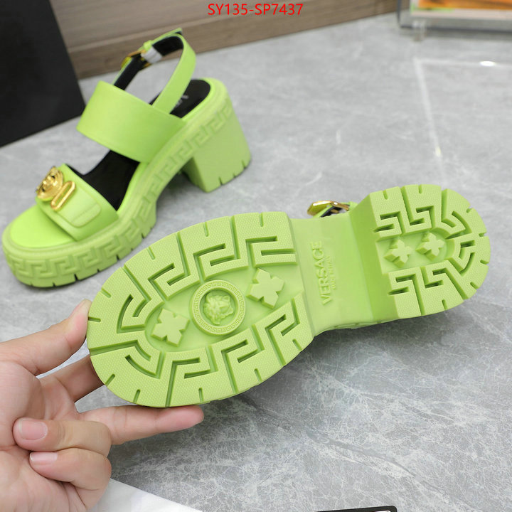 Women Shoes-Versace,fake designer , ID: SP7437,$: 135USD