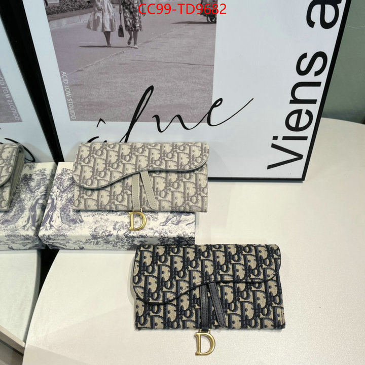Dior Bags(TOP)-Wallet-,ID: TD9682,$: 99USD