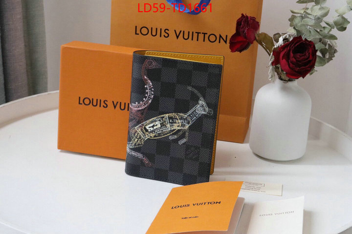 LV Bags(TOP)-Wallet,ID: TD1661,$: 59USD