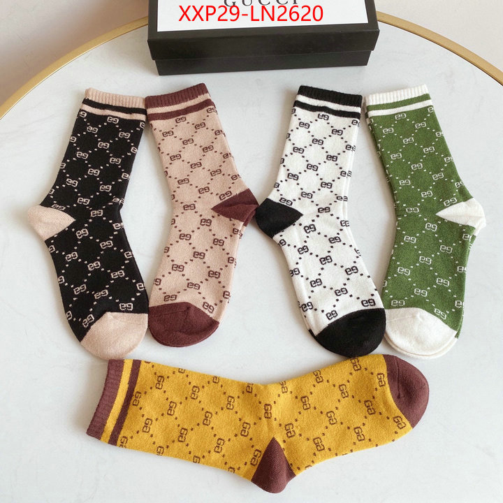 Sock-Gucci,from china 2023 , ID: LN2620,$: 29USD