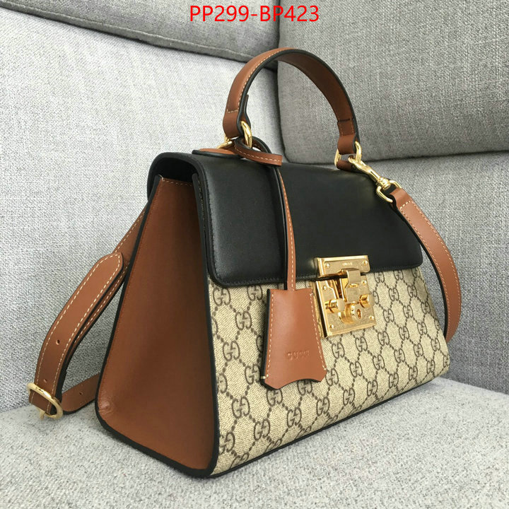 Gucci Bags(TOP)-Padlock-,mirror copy luxury ,ID: BP423,$:299USD